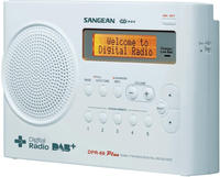 SANGEAN DPR-69+-WH, Sangean DPR-69+ Kofferradio DAB+, UKW Akku-Ladefunktion Wei&szlig;