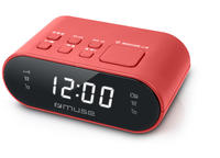 MUSE M-10 RED, Muse M-10 RED Radiowecker UKW, FM UKW Weckfunktion Rot