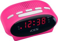 Lenco ICR210 PINK, Lenco Ices ICR-210 Uhr Pink Radio (ICR210 PINK)
