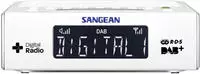 SANGEAN DCR-89+, Sangean DCR-89+ Radiowecker DAB+, UKW AUX Wei&szlig;