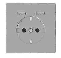 Merten SCHUKO-Steckdose m.USB Ladeger&auml;t eds MEG2366-6036 (MEG2366-6036)
