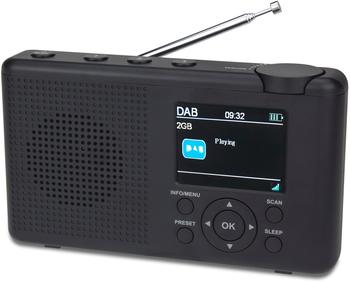 Reflexion TRA-23DAB Tragbares DAB+ und UKW-Radio mit wieder aufladbarem Akku und Kopfhörer-Buchse,