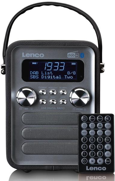 Lenco PDR-051 DAB+ Radio, USB, Bluetooth, Akku-Funktion Retro-Radio (DAB),