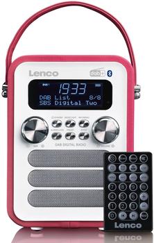 Lenco PDR-051 DAB+ Radio, USB, Bluetooth, Akku-Funktion Retro-Radio (DAB), weiß
