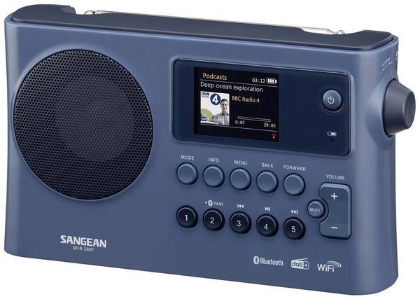 Internetradio Ausstattung & Allgemeine Daten Sangean WFR-28BT Dunkelblau
