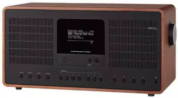Revo SuperConnect Stereo walnuss/schwarz – Vielseitige Konnektivität und Empfangsmöglichkeiten