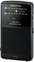 Sr-35 Schwarzes Taschenradio Fm/am Eingebauter Lautsprecher Und Kopfh&ouml;rer - Sangean