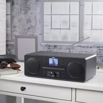 Radio Digitale Hama DIR3200SBT - FM/DAB+/Bluetooth/Internet - Nero - Con Spotify Connect - Foto 3