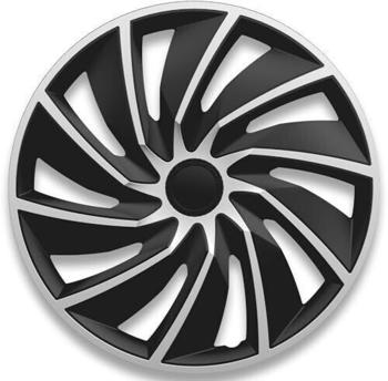 PETEX 17 Zoll Radzierblenden/Radkappen, 4 Stück, Auto, KFZ - Turbo Van Bus Wohnmobil, ABS Kunststoff in schwarz/Silber