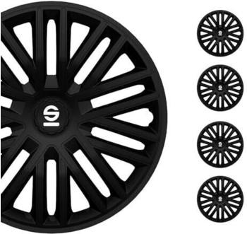 Sparco Radzierblenden Bergamo - 14-Zoll - Schwarz - Satz mit 4 Stück