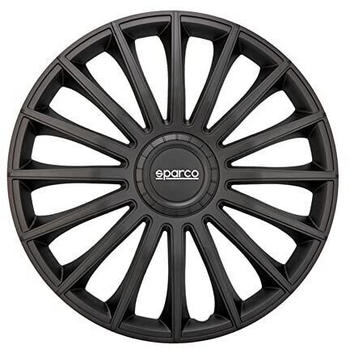 Sparco Satz Radzierblenden Treviso 15-Zoll Schwarz