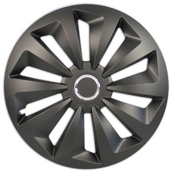Cartrend Radzierblende Fox 15 sw mt 4x, Schwarz
