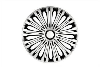 PETEX Radkappen Satz 16 Zoll Volante Silber/schwarz (1350-3628)