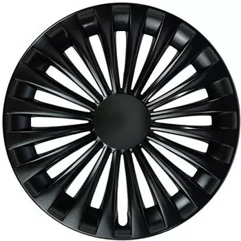 Farad Farad 1-235/15Black Set 4 Universal Radkappen, 15 Zoll - 4-er Set