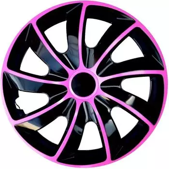NRM Quad Radzierblenden schwarz/pink 13 Zoll, 4er Set