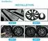 LuxusKollektion Radkappen Universal 14 Zoll grau ABS+PC, 4er-Pack