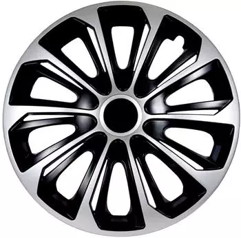 NRM Radkappen Strong DuoColor 14 Zoll silber/schwarz, 4er-Set
