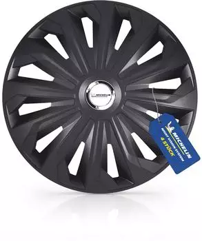 Michelin Fabienne Radzierblenden 38cm (15 Zoll) schwarz, 4er-Set (41014)