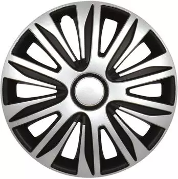 Carpoint Nardo Radkappen 15" silber/schwarz, 4 Stück (2211192)