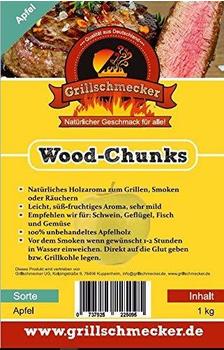 Grillschmecker Wood-Chunks Apfel, 1 kg