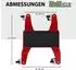 Trutzholm Motorrad-Rangierplatte 450kg, extra-flach, rot (73977)