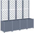 vidaXL Pflanzkübel 160 x 40 x 140 cm Rattan Optik