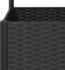 vidaXL Pflanzkübel mit Rankgitter 80 x 40 x 121,5 cm PP schwarz