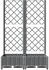 vidaXL Pflanzkübel mit Rankgitter 80 x 40 x 121,5 cm PP