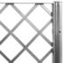 vidaXL Pflanzkübel 160 x 40 x 140 cm Rattan Optik hellgrau (367872)