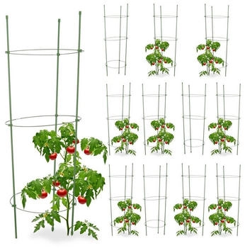 Relaxdays 12 x Rankhilfe Tomaten (10025344) gr&uuml;n
