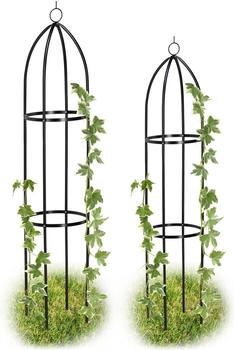 Relaxdays Rankturm 2er Set (10026098) schwarz