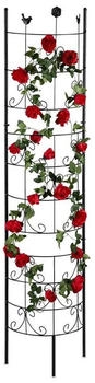 Relaxdays Vintage Rankgitter aus Metall (10030853) schwarz