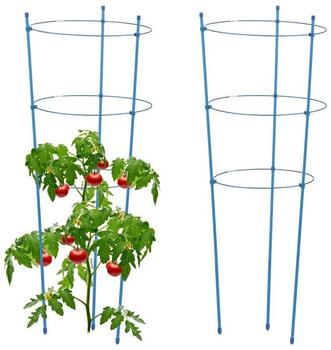 Relaxdays Rankhilfe im 2er Set 76 cm (10039793) blau