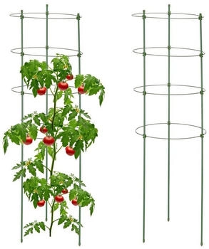 Relaxdays Rankhilfe 2er Set 91 cm (10039807) dunkelgrün