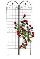 Relaxdays Rankgitter (1.50 cm, 50 cm) (4052025416706) Schwarz, Grundpreis: &euro;