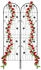 Relaxdays Rankgitter 2er Set 200 cm (10041673) schwarz