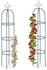 Relaxdays Rankhilfe 200 cm 2er Set (10041764) dunkelgrün