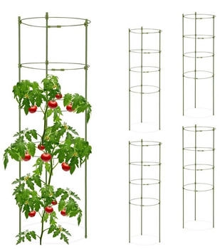 Relaxdays Rankhilfe 5er Set 90 cm (10042617) grün