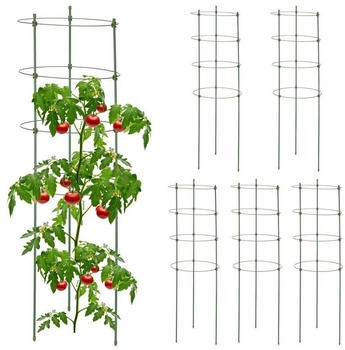 Relaxdays Rankhilfe 90 cm 6er Set (10046033) grün