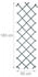Relaxdays Ausziehbares Rankgitter 3er Set (10046037) anthrazit