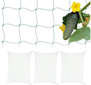 Relaxdays 4er Set Ranknetz 180 x 270 cm (10046866) grün