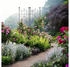 Relaxdays 2er Set Rankgitter aus Metall (10041750) schwarz