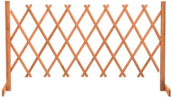 vidaXL Garten-Rankzaun Orange 150 x 80 cm Massivholz Tanne (314826)