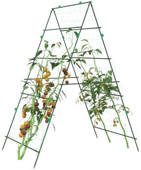 vidaXL Pflanzennetz A-Rahmen 99 x 90 x 175,5 cm Stahl (4009281)