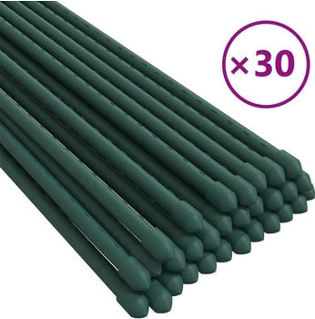vidaXL Pflanzenstützen 30 Stück Grün 150 cm Stahl (319370)