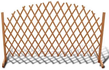 vidaXL Spalierzaun Massivholz 180 x 100 cm (41296)