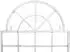 CLP Rankgitter Weiß Weiß Metall 70x180x1 cm
