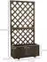 Outsunny Pflanzenkasten, Braun Holz 31.5x149.5x72.5 cm