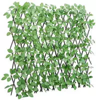 vidaXL Rankgitter mit K&uuml;nstlichem Efeu 5 Stk. Erweiterbar 180x65 cm