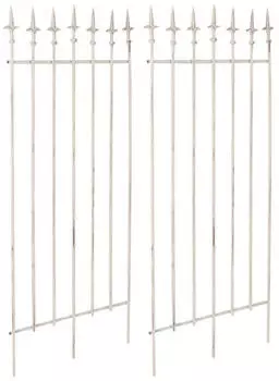 TPFGarden Rankgitter Natur Metall 50x100x2 cm